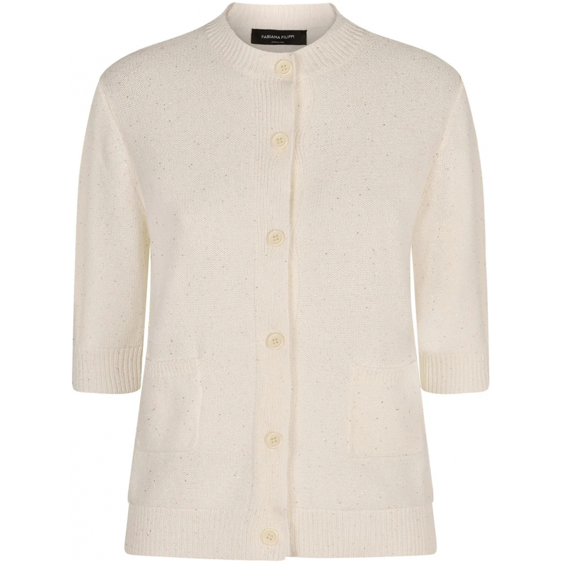 Cardigan à manches courtes 'Button-Down' pour Femmes