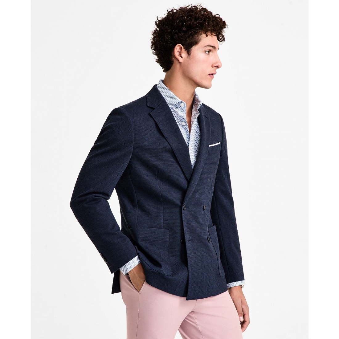 Manteau 'Classic-Fit Double-Breasted Sport' pour Hommes