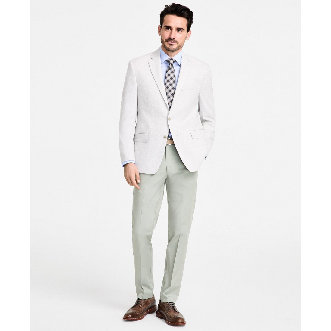 Manteau 'Classic-Fit Herringbone Sport' pour Hommes