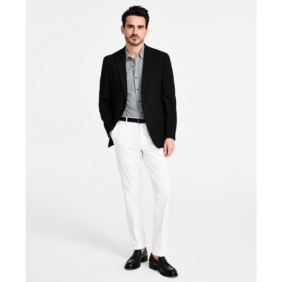 Manteau 'Classic-Fit Twill' pour Hommes