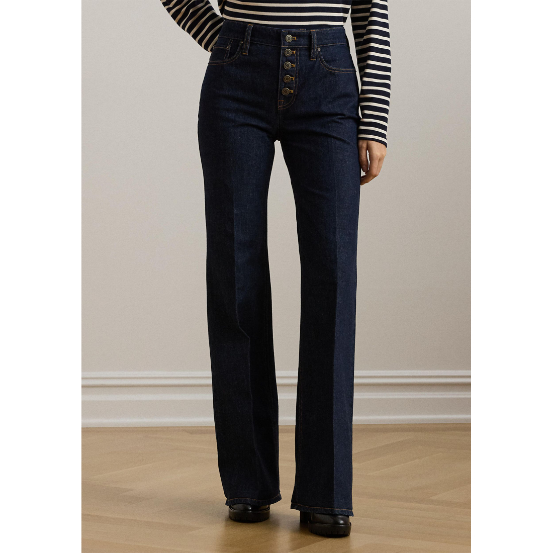 'High-Rise Flare Jeans' pour Femmes