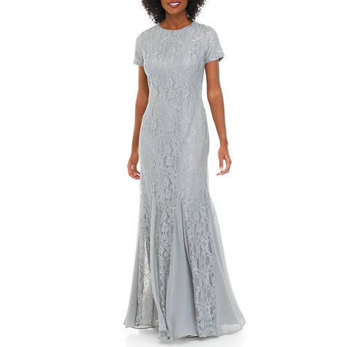 'Metallic Lace Gown' pour Femmes