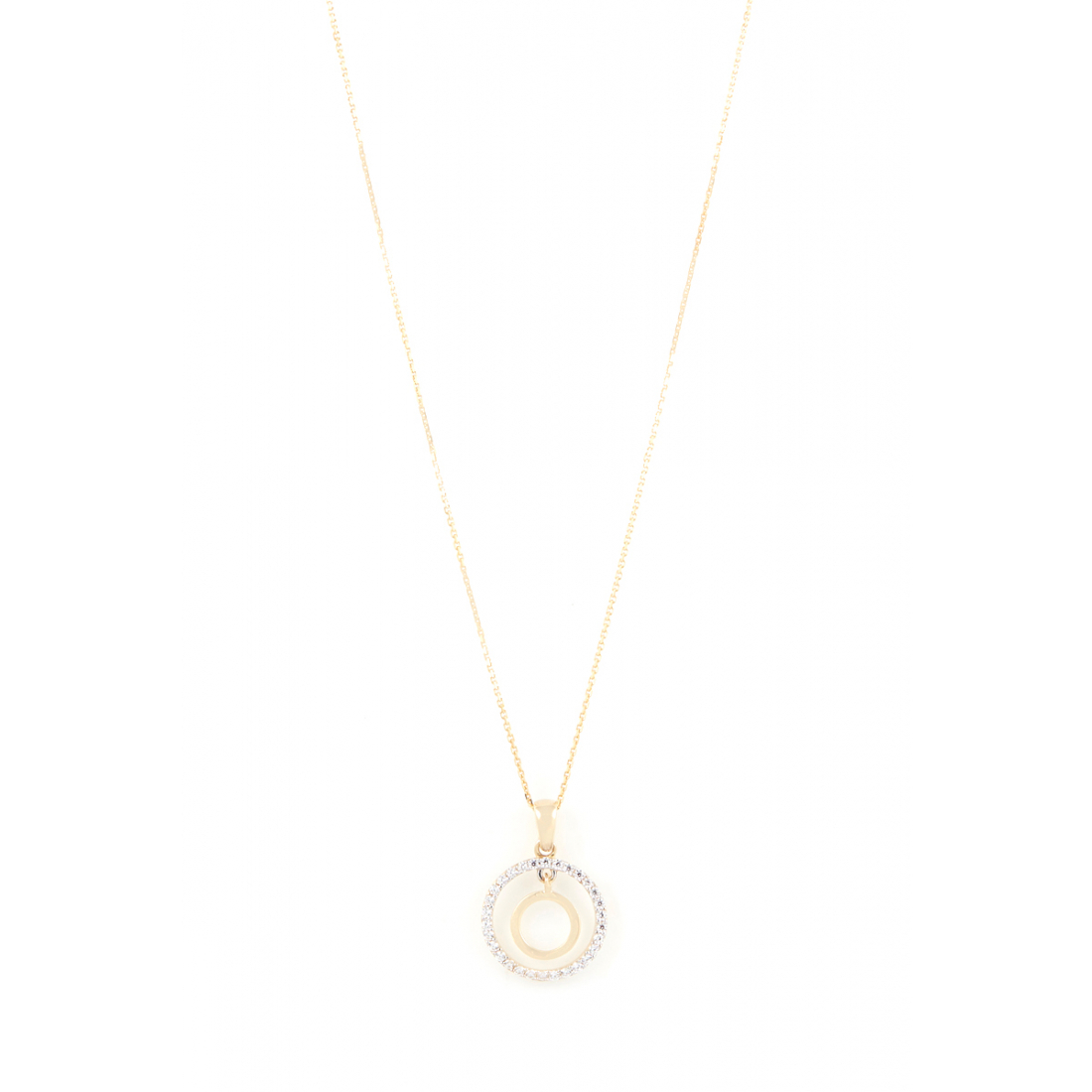 Pendentif 'Rond Duo' pour Femmes