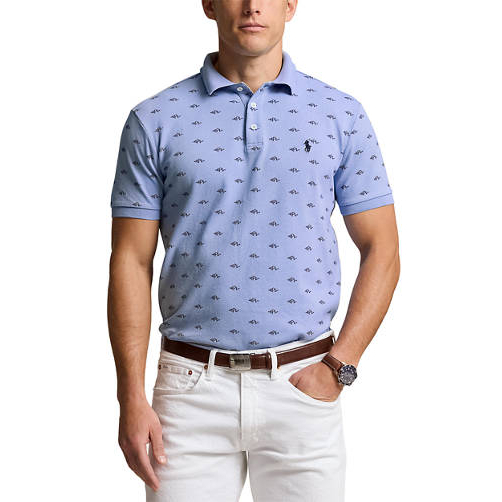 'Classic Fit Monogram Stretch Polo Shirt' pour Hommes