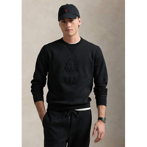 'Leather Pony Double Knit Sweatshirt' pour Hommes