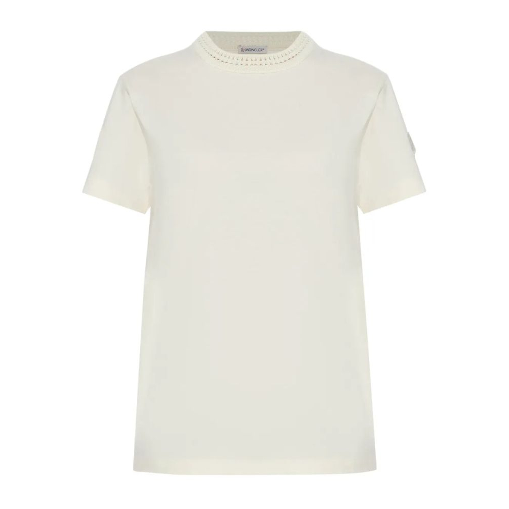 T-shirt 'Crochet-Detail' pour Femmes