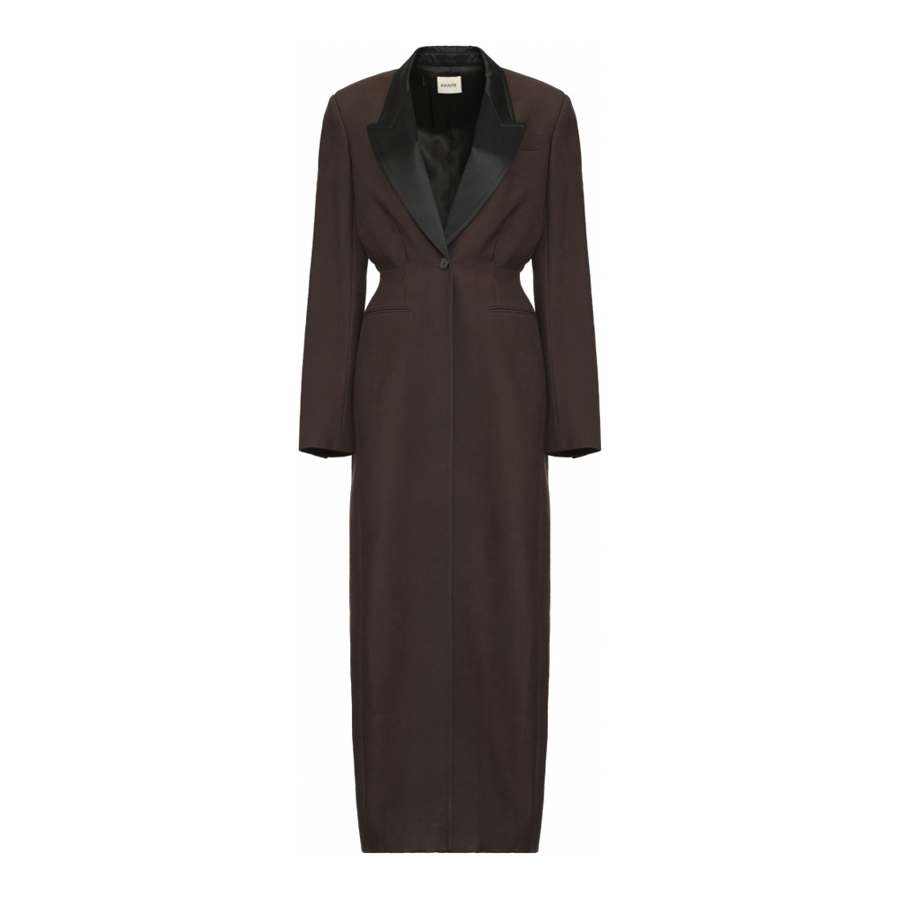 Manteau 'Bellow Single-Breasted Long' pour Femmes