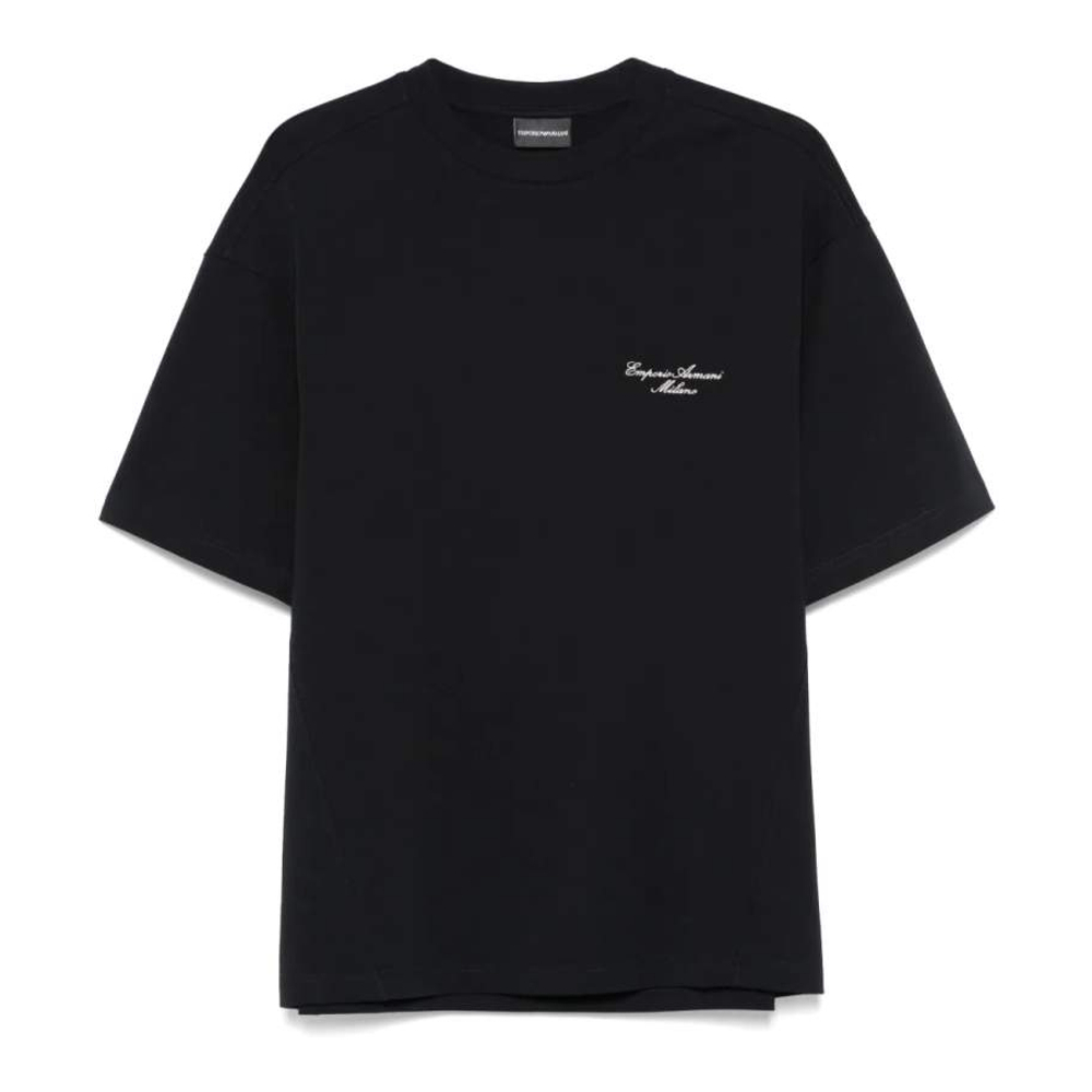 T-shirt 'Logo-Embroidered' pour Hommes