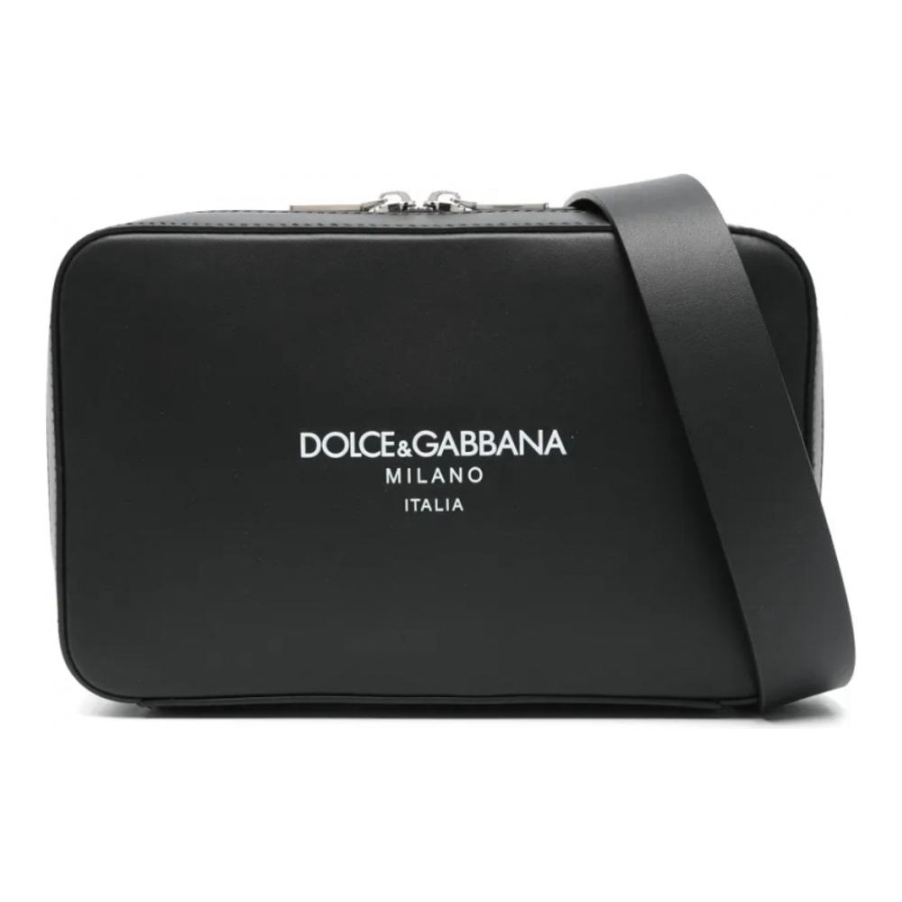 'Logo-Embossed' Umhängetasche für Herren