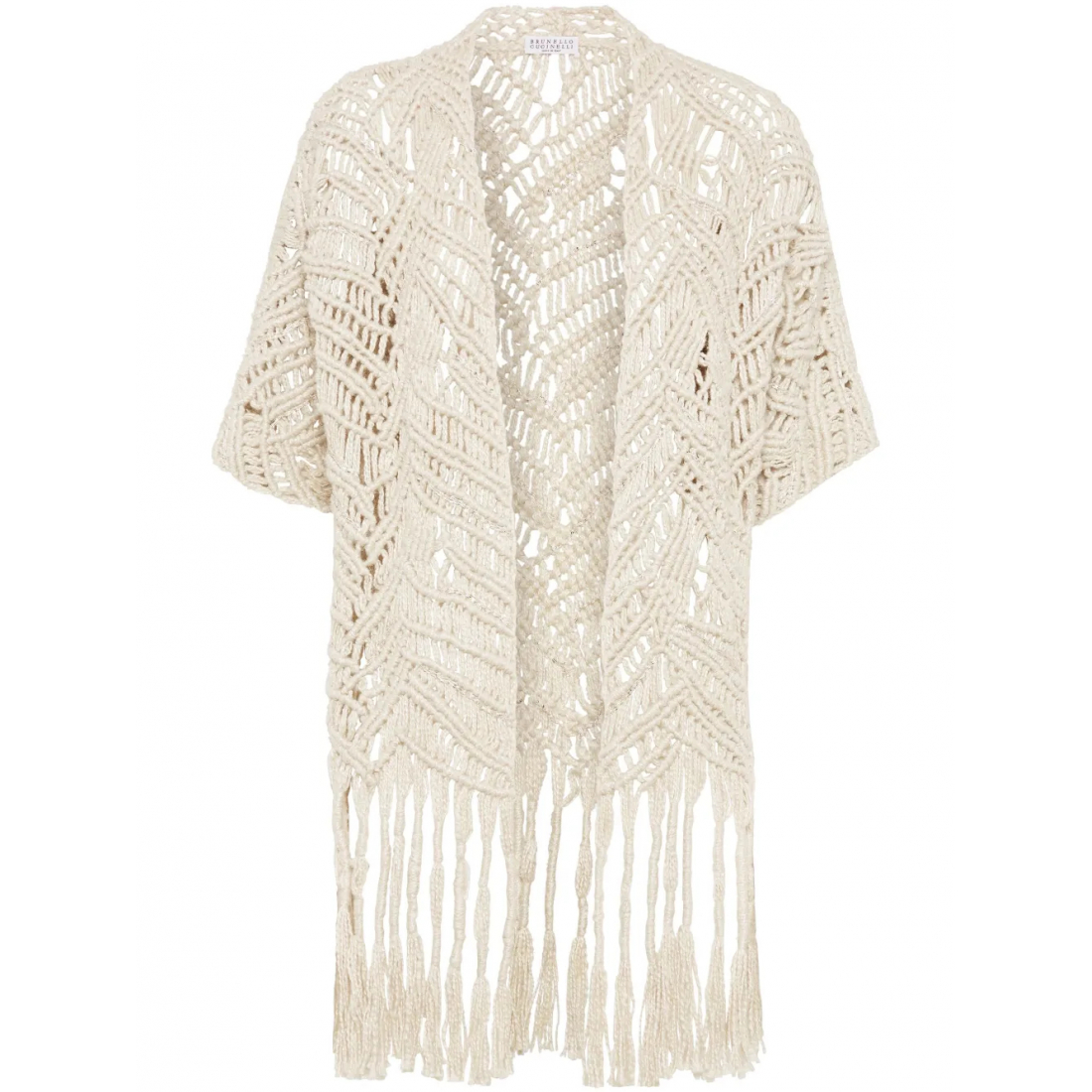 Cardigan à manches courtes 'OPERA Dazzling Macramé' pour Femmes