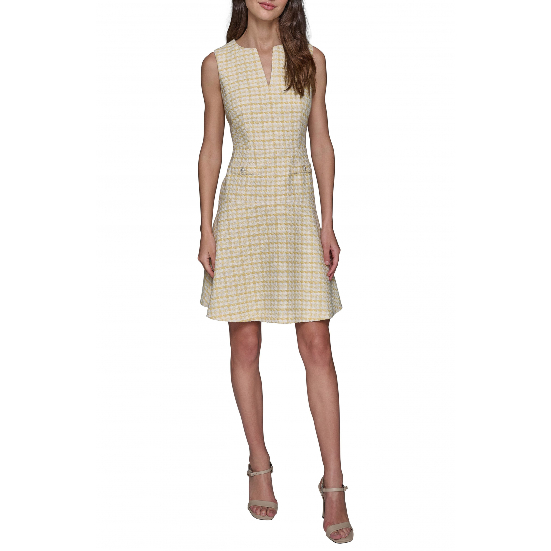 Robe A-line 'Printed Tweed' pour Femmes