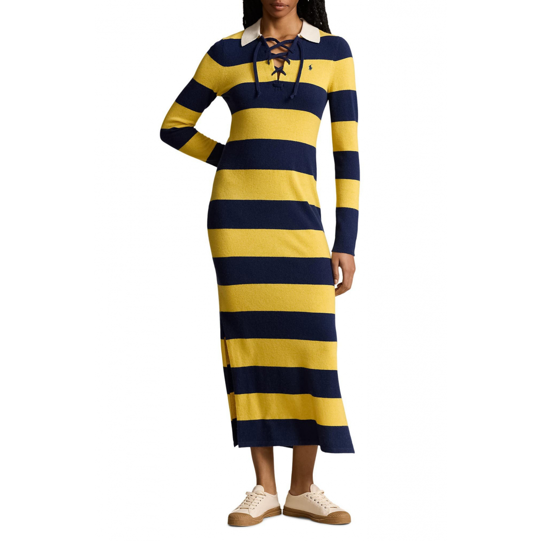 Women's 'Long Sleeve Cashmere Rugby Dress'