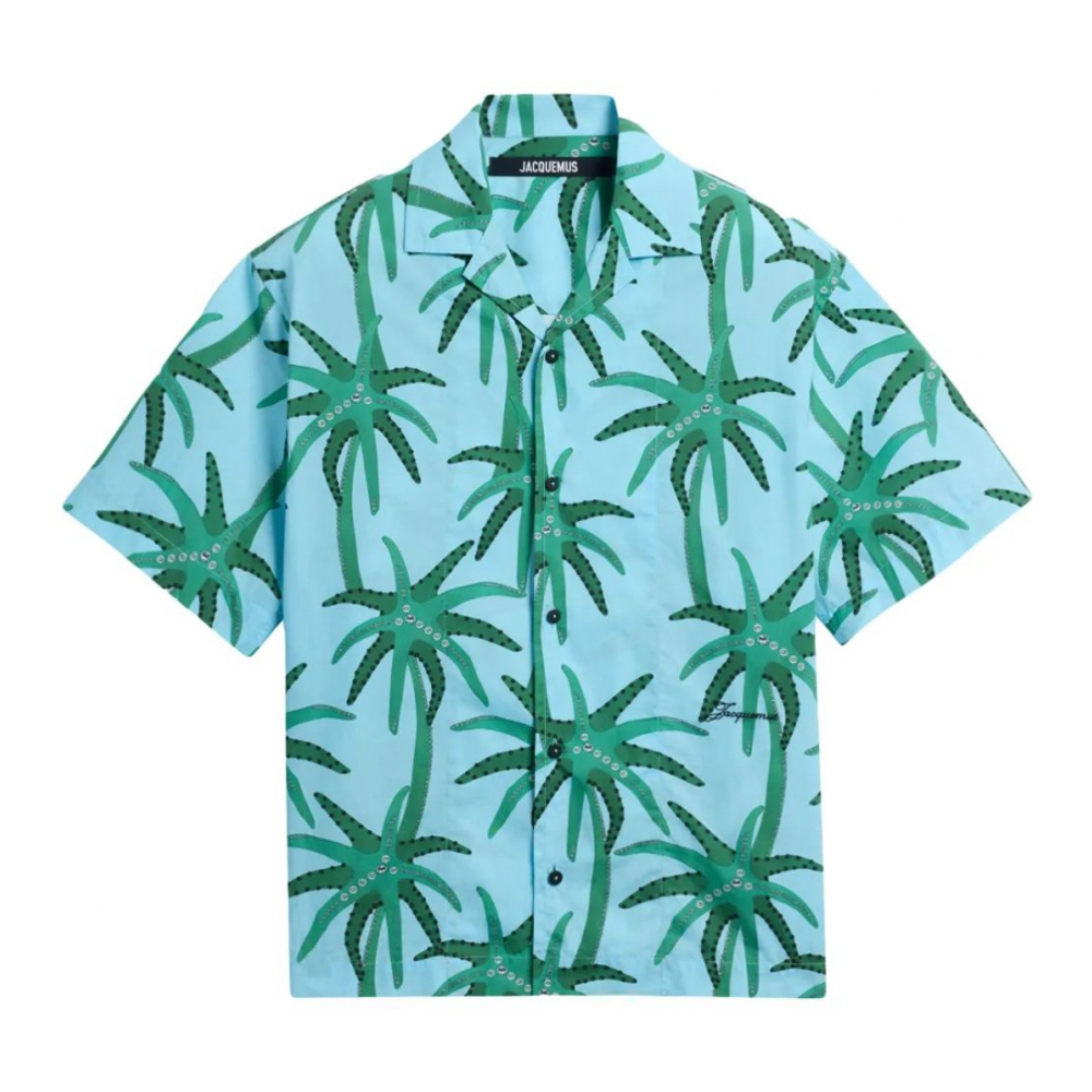 Men's 'Floral-Print' Short sleeve shirt