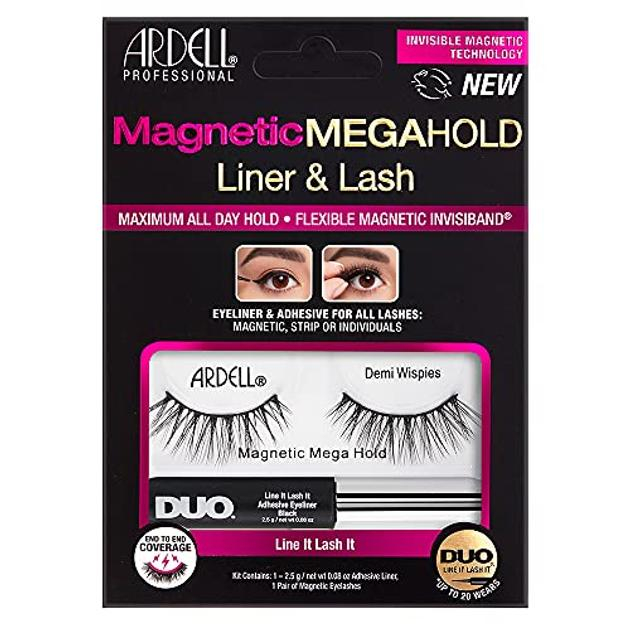 Faux-cils magnétiques 'Megahold Liner & Lash' - 2 Pièces