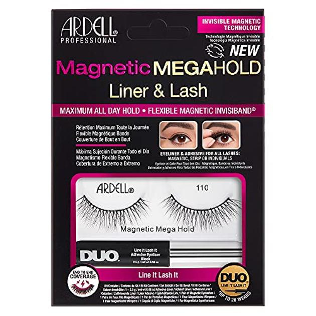 Faux-cils magnétiques 'Megahold Liner & Lash' - 110 2 Pièces