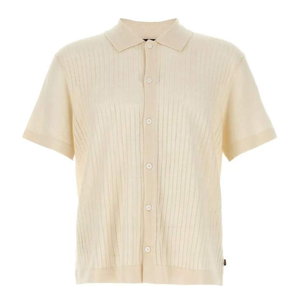 Chemise à manches courtes 'Knitted' pour Hommes