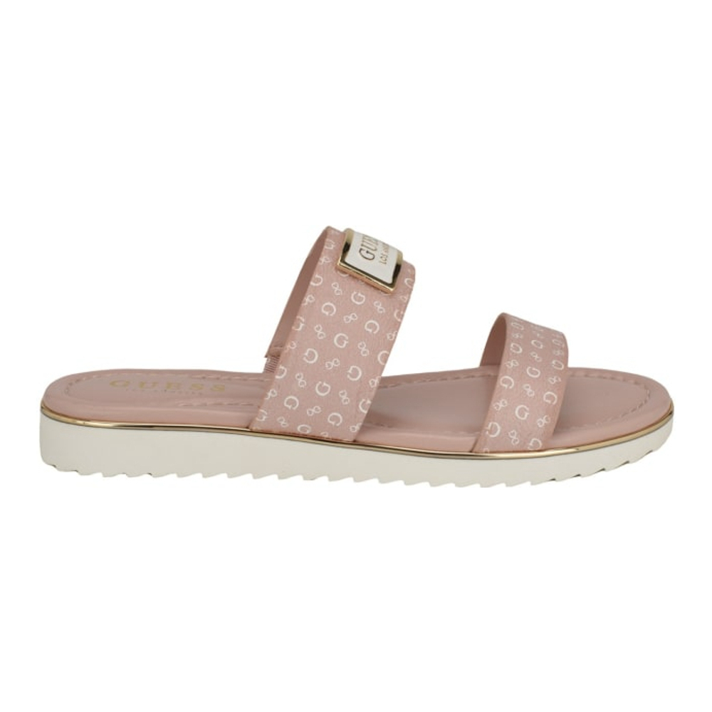 Sandales plates 'Keily Logo' pour Femmes