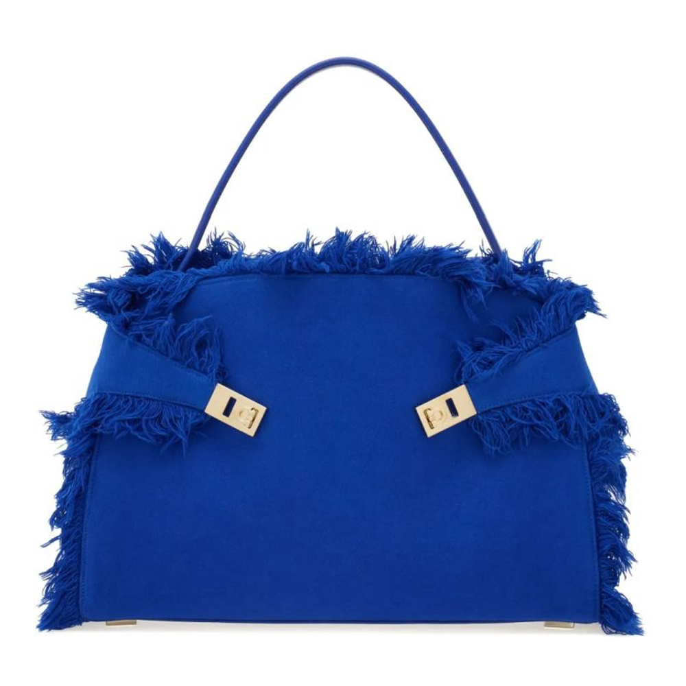 'Large Hug Fringe-Detail' Schultertasche für Damen