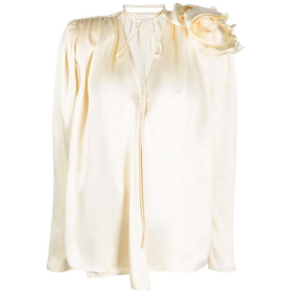 Blouse à manches longues 'Draped' pour Femmes