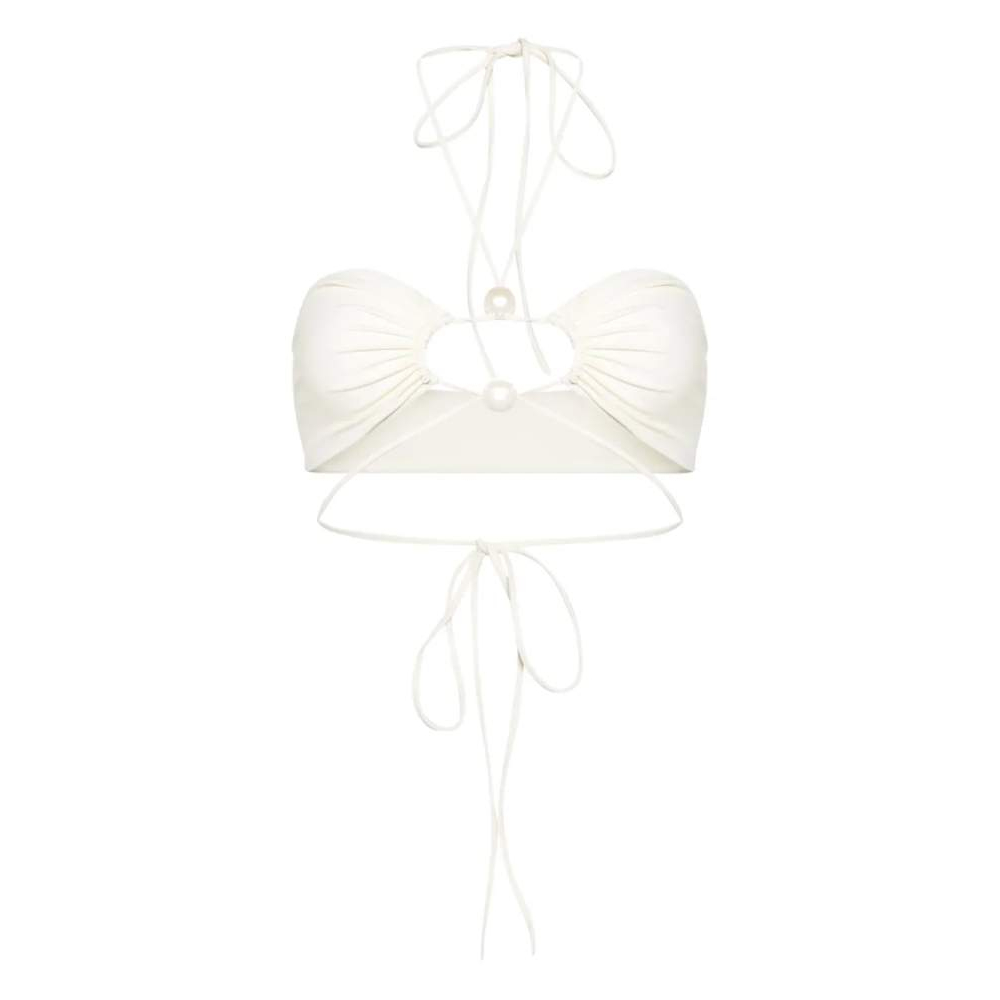 Haut de bikini 'Pearl-Detail Bandeau' pour Femmes