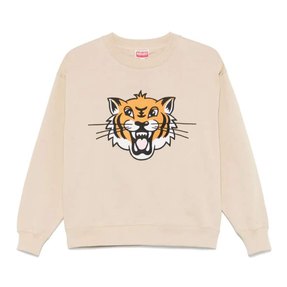 Sweatshirt 'Happy Tiger-Embroidered' pour Femmes