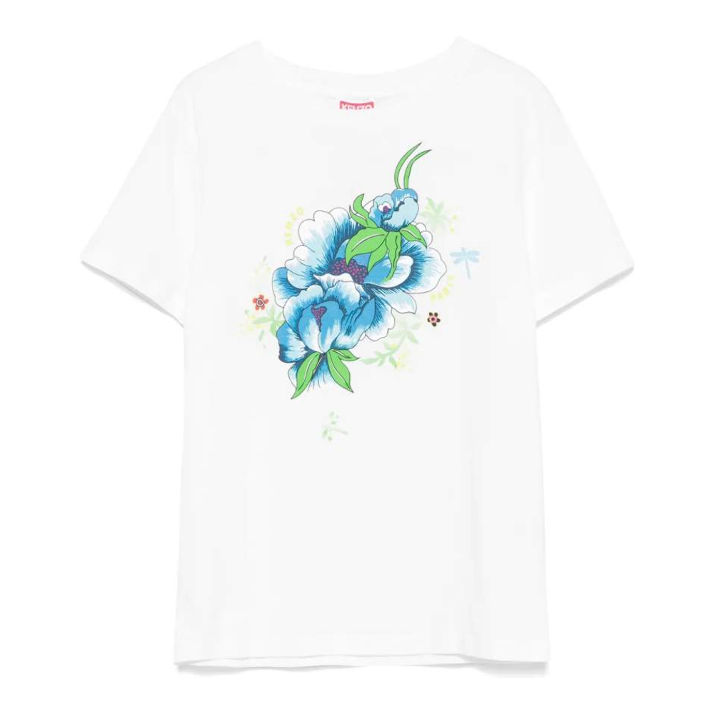 T-shirt 'Peonies' pour Femmes
