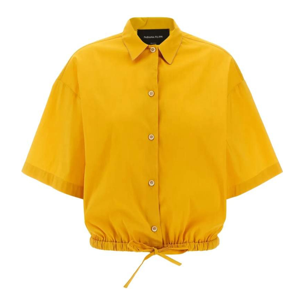 Chemise à manches courtes 'Rhinestone-Embellished' pour Femmes