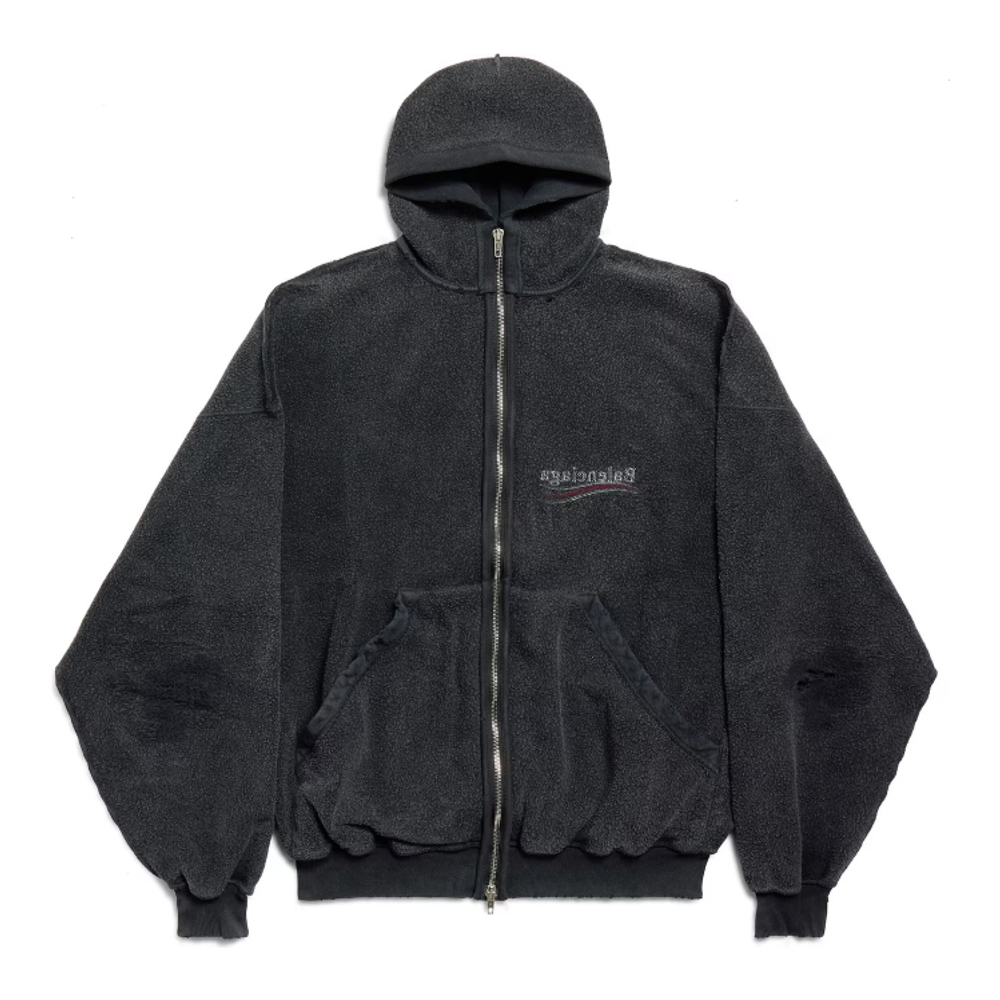 Veste 'Political Campaign Inside-out Zip-up Hoodie' pour Hommes