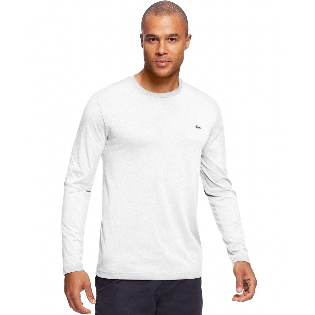 Men's 'Crew Neck' Long-Sleeve T-Shirt