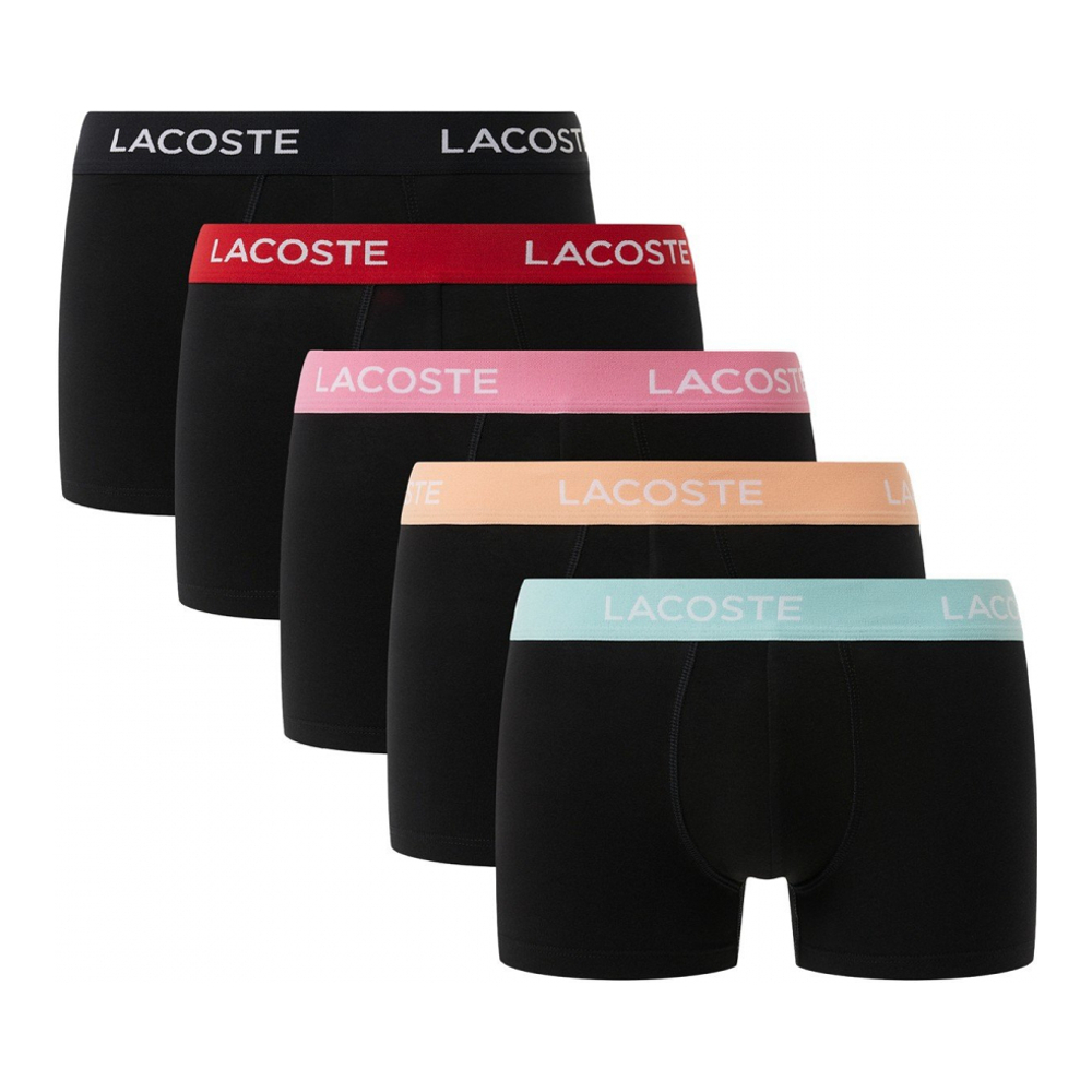 Men's 'Stretch Logo Band' Boxer Briefs - 5 Pieces