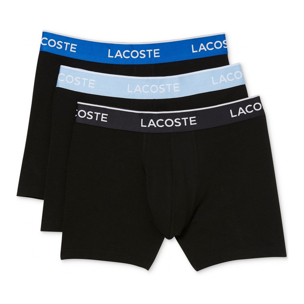 Men's 'Logo Waistband' Boxer Briefs - 3 Pieces