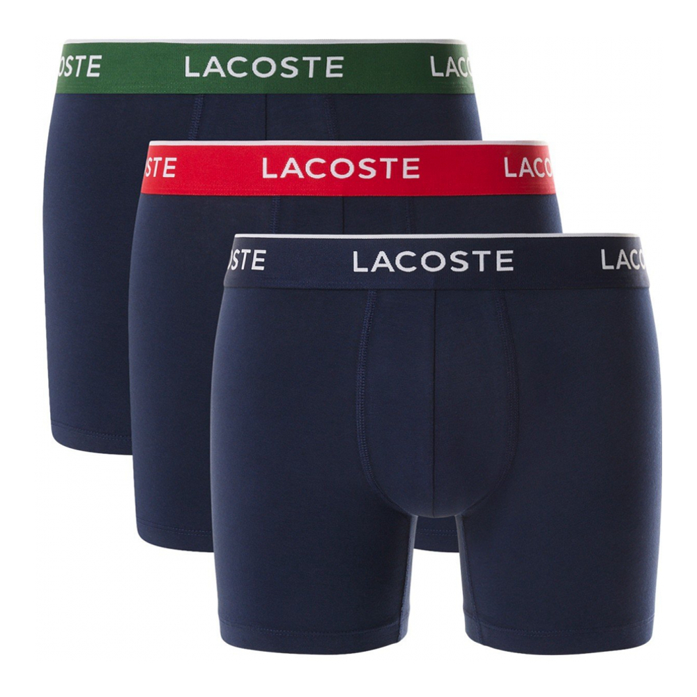 Men's 'Logo Waistband' Boxer Briefs - 3 Pieces