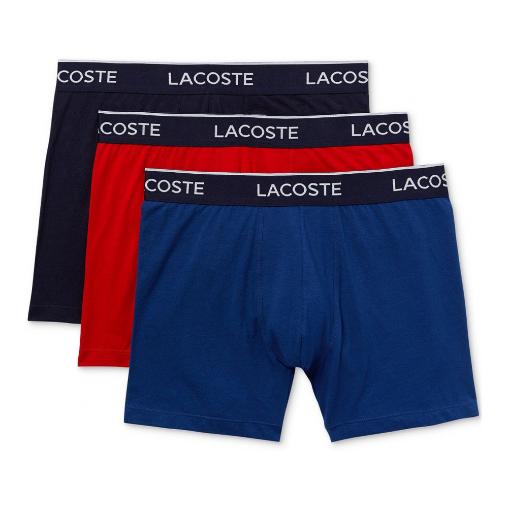 Men's 'Logo Waistband' Boxer Briefs - 3 Pieces