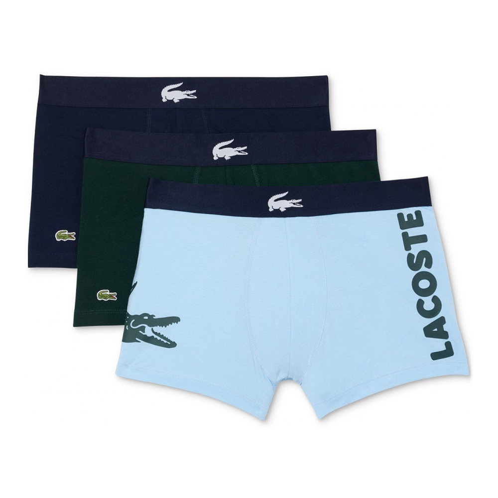 Men's 'Big Croc Logo' Boxer Briefs - 3 Pieces