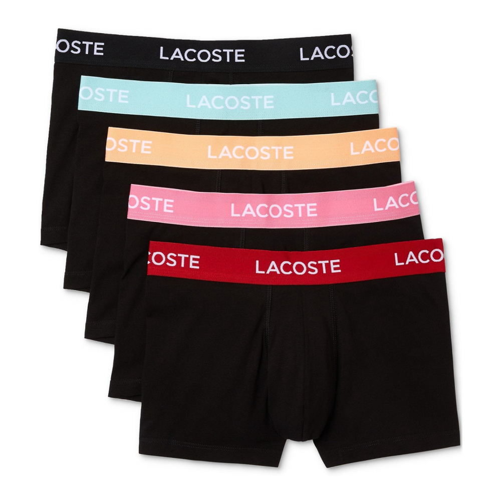 Men's 'Stretch Logo Band' Boxer Briefs - 5 Pieces