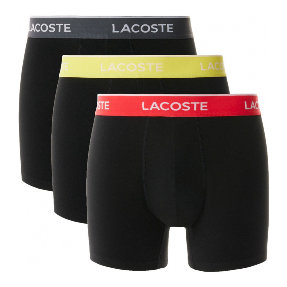 Men's 'Logo Waistband' Boxer Briefs - 3 Pieces