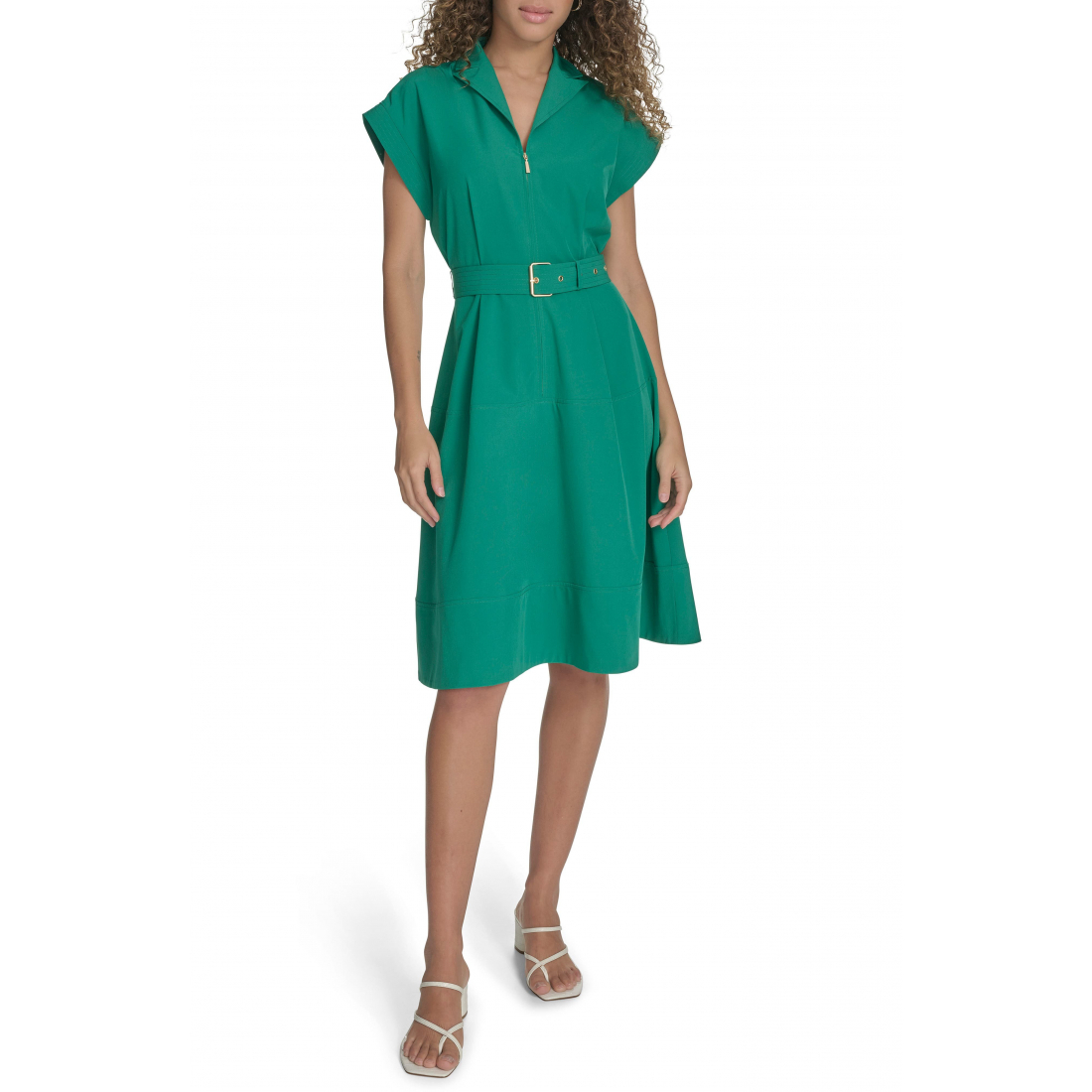 Women's 'Comm Belted Midi' Shirtdress