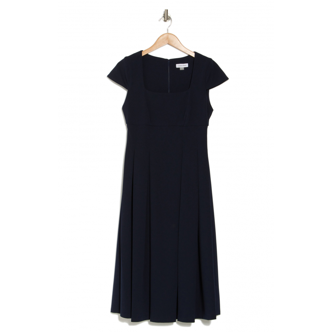 Robe ajustée et évasée 'Short Sleeve Midi' pour Femmes