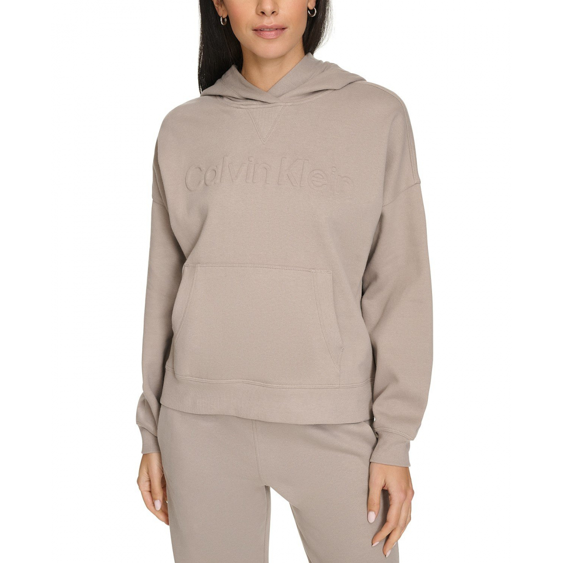 Sweatshirt à capuche  'Fleece Embossed Logo Pullover' pour Femmes