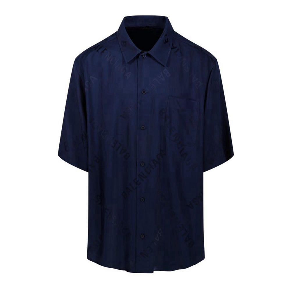 Chemise à manches courtes 'Fluid Jacquard' pour Hommes