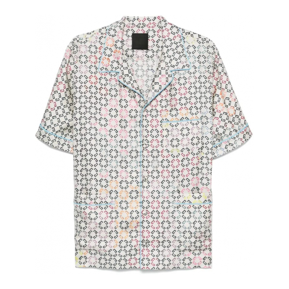 Chemise à manches courtes 'Logo-Print' pour Hommes