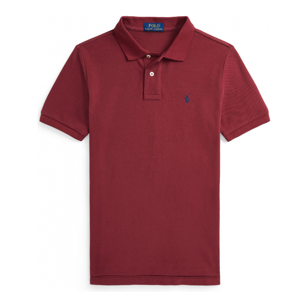 'Cotton Mesh Polo Shirt' pour Grands garçons