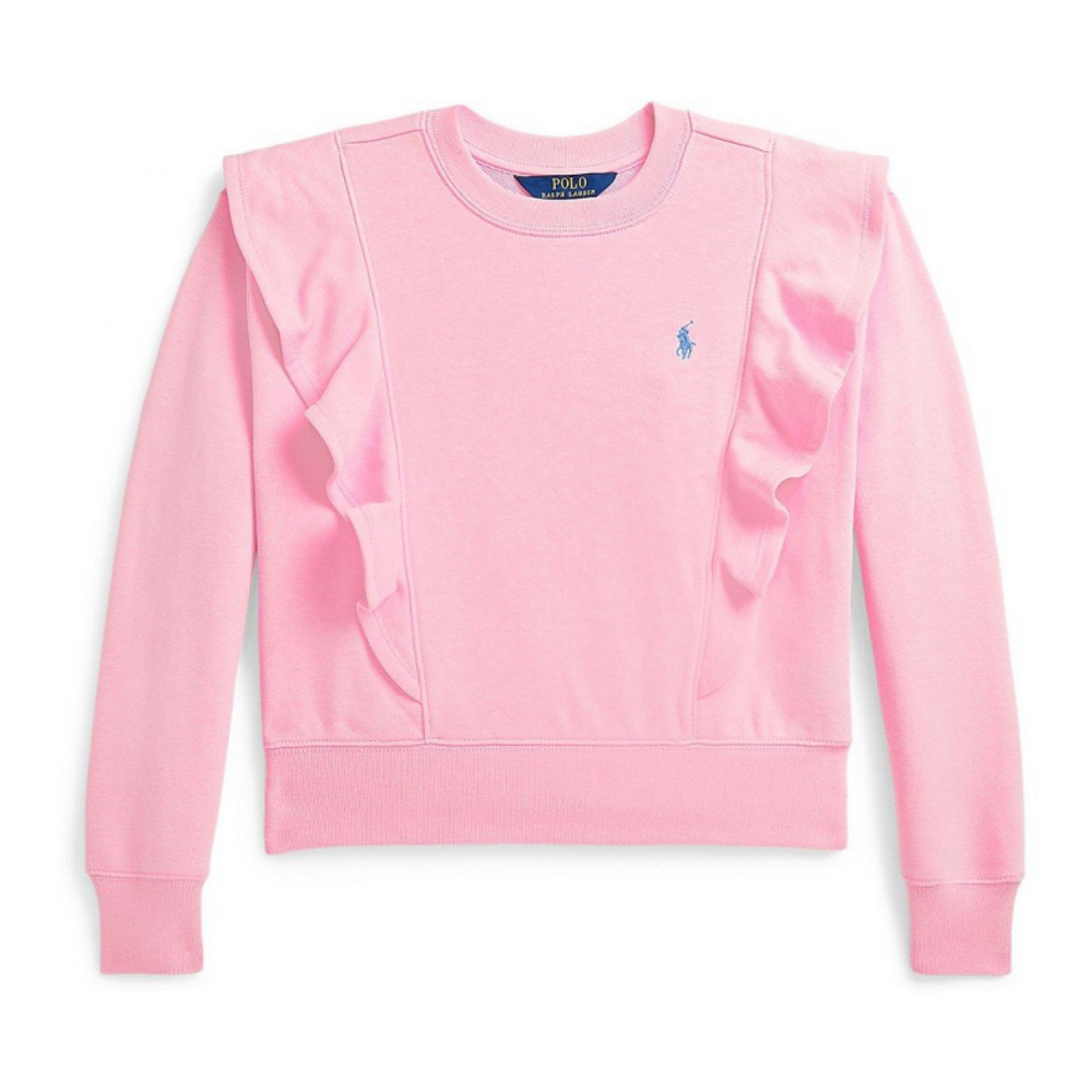'Ruffled French Terry Sweatshirt' für große Mädchen