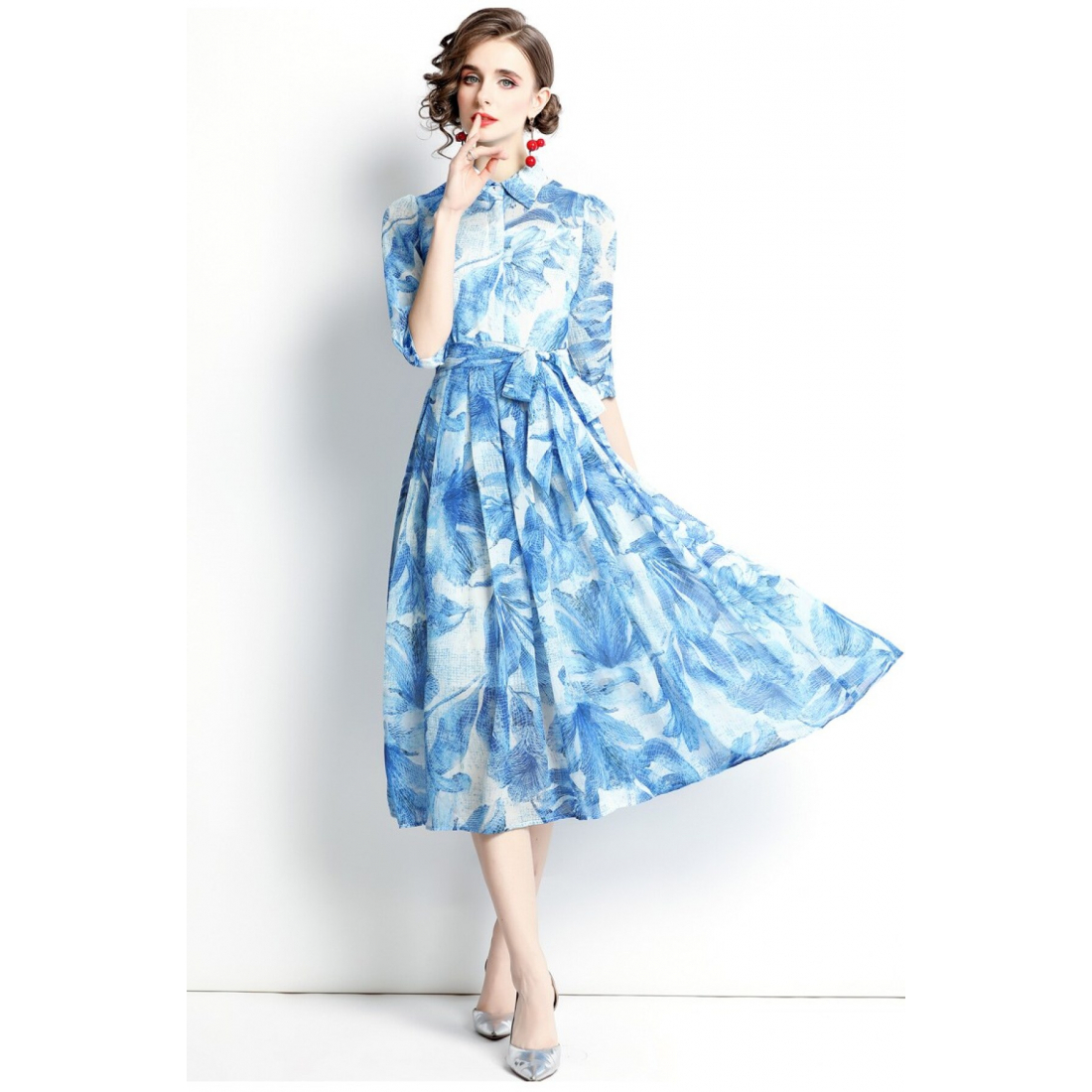 Robe T-shirt 'Floral' pour Femmes