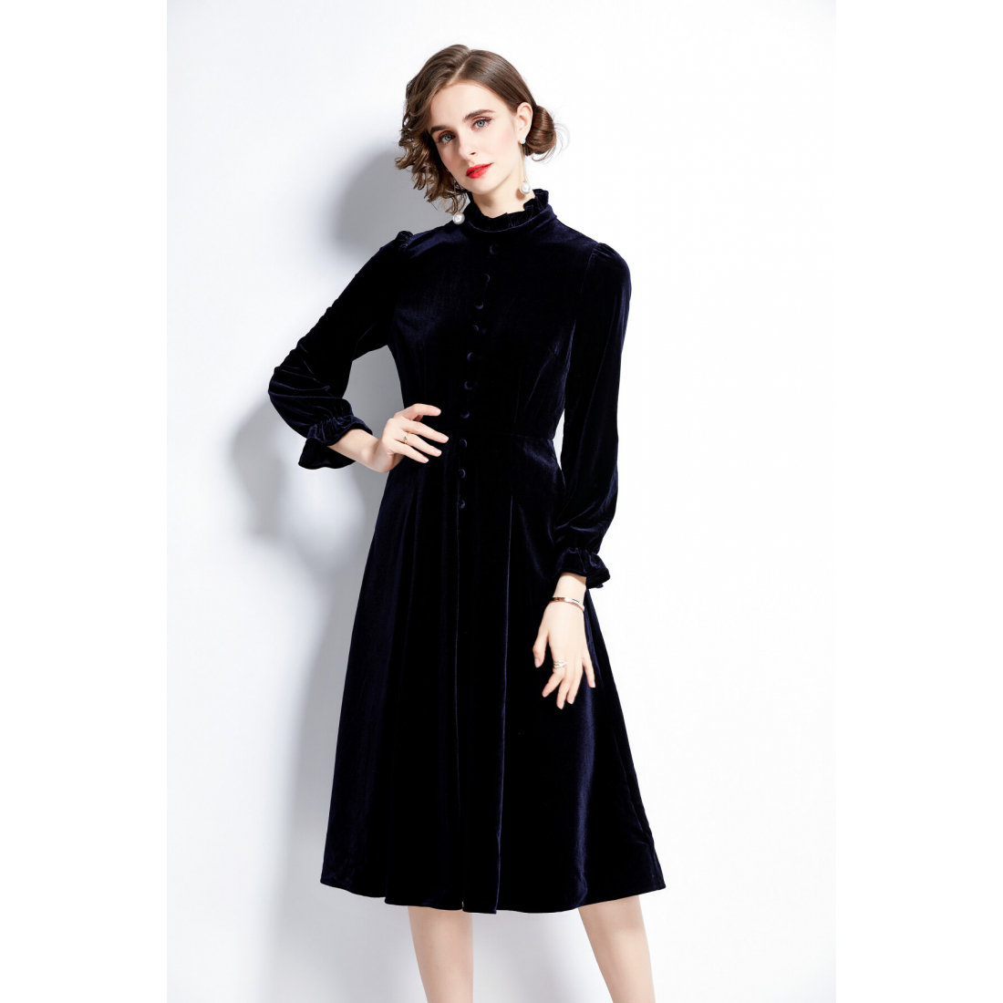 Robe 'Palace Style Velvet' pour Femmes