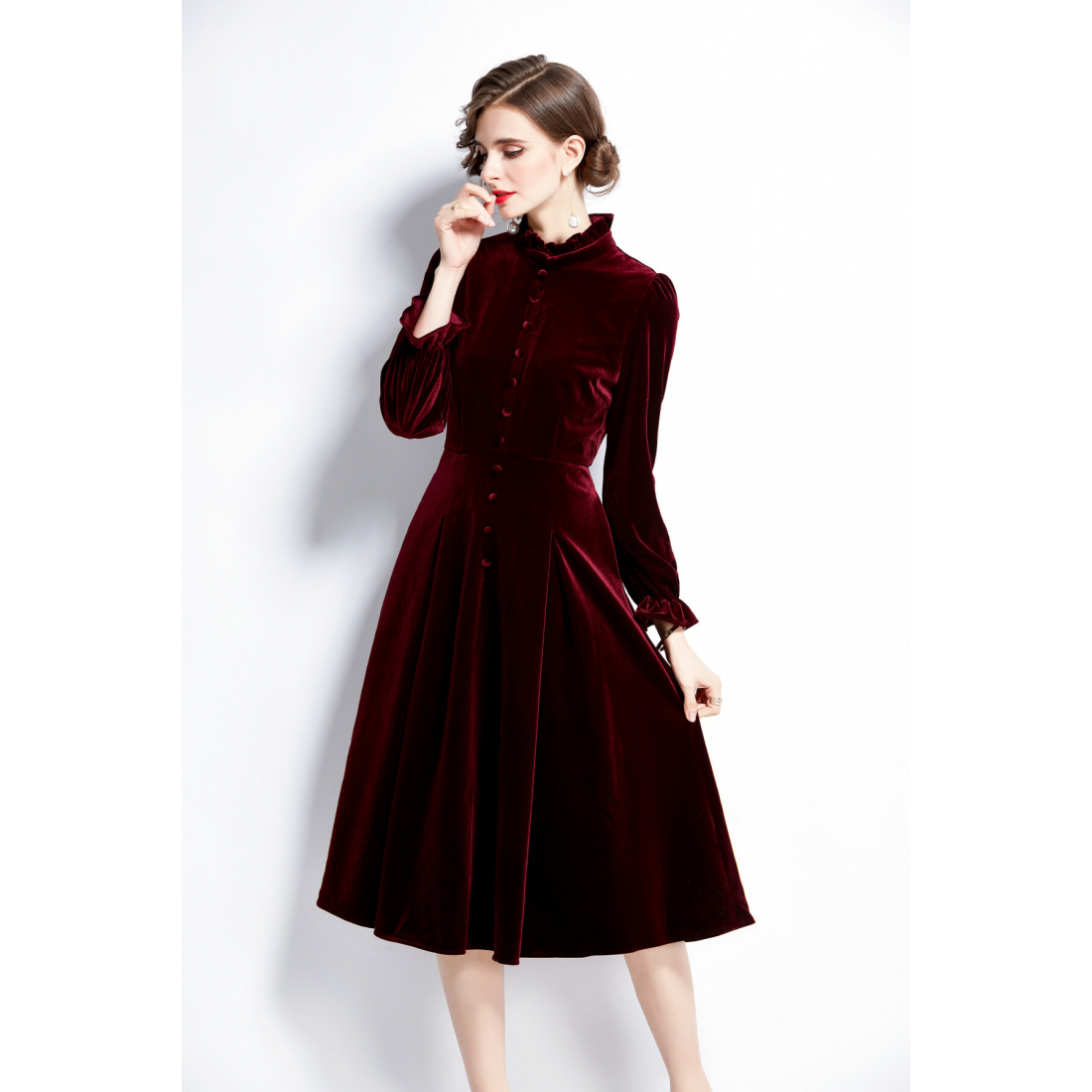 Robe 'Palace Style Velvet' pour Femmes