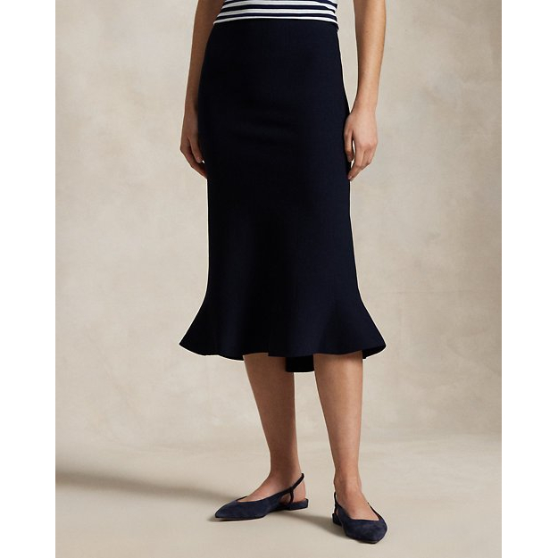 'Flared Knit Skirt' pour Femmes
