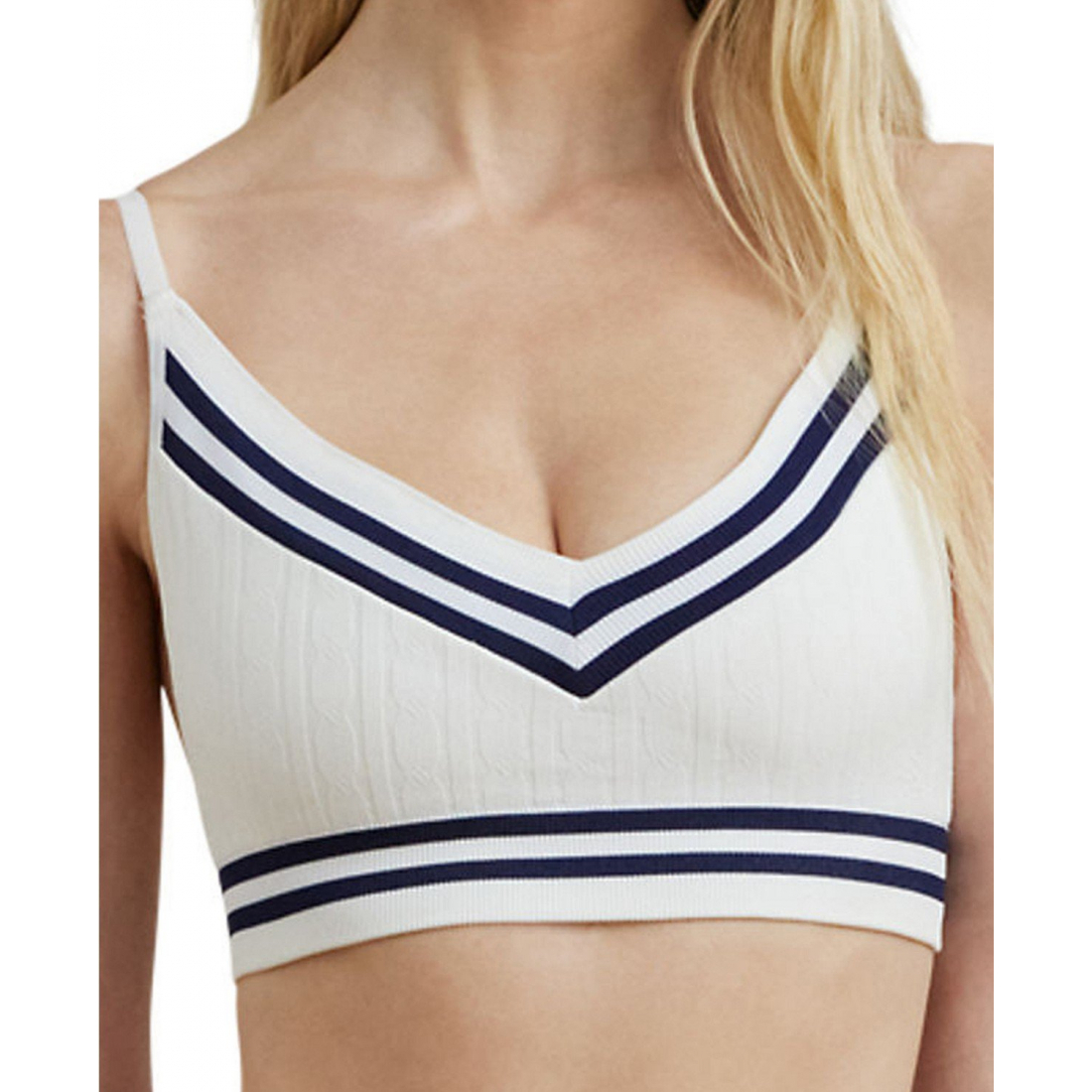 'Cricket Cable-Texture Seamless Wireless Bra 4L0188' pour Femmes