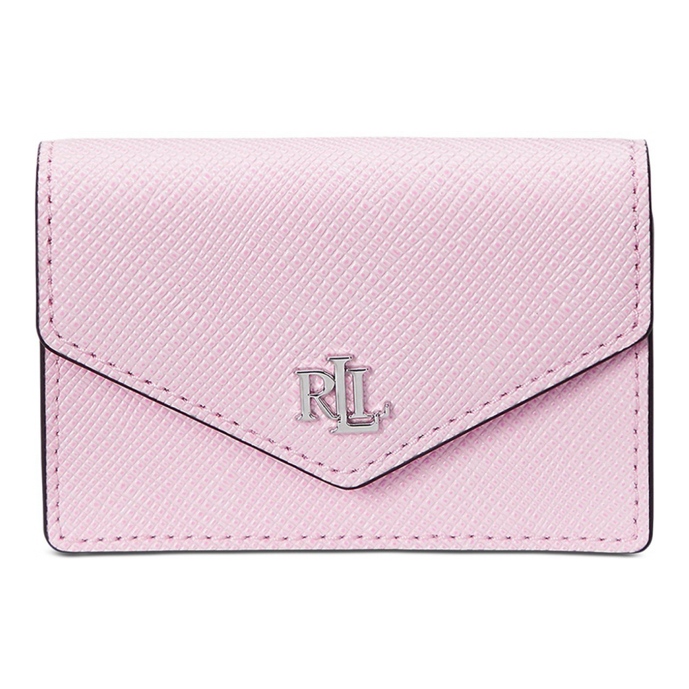 Women's 'Textured Leather Small Flap' Card Holder