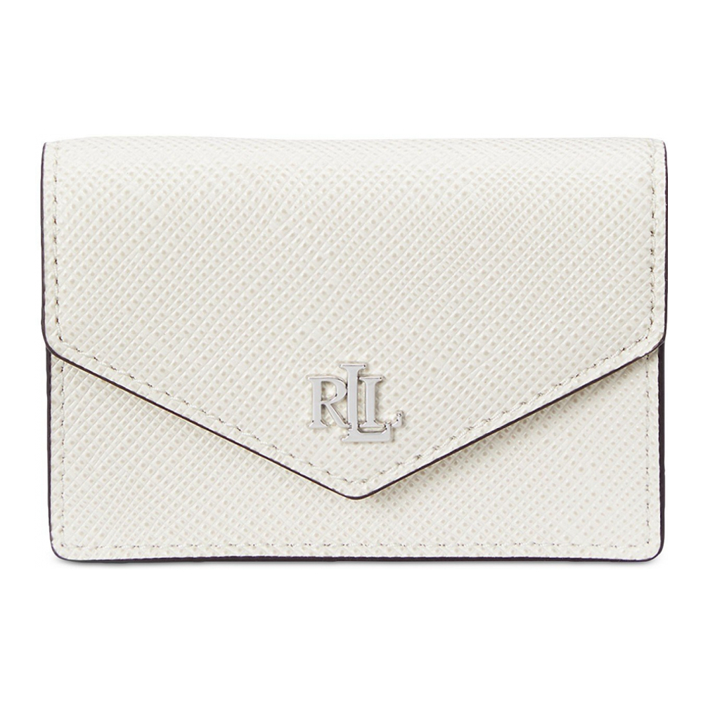 Women's 'Textured Leather Small Flap' Card Holder